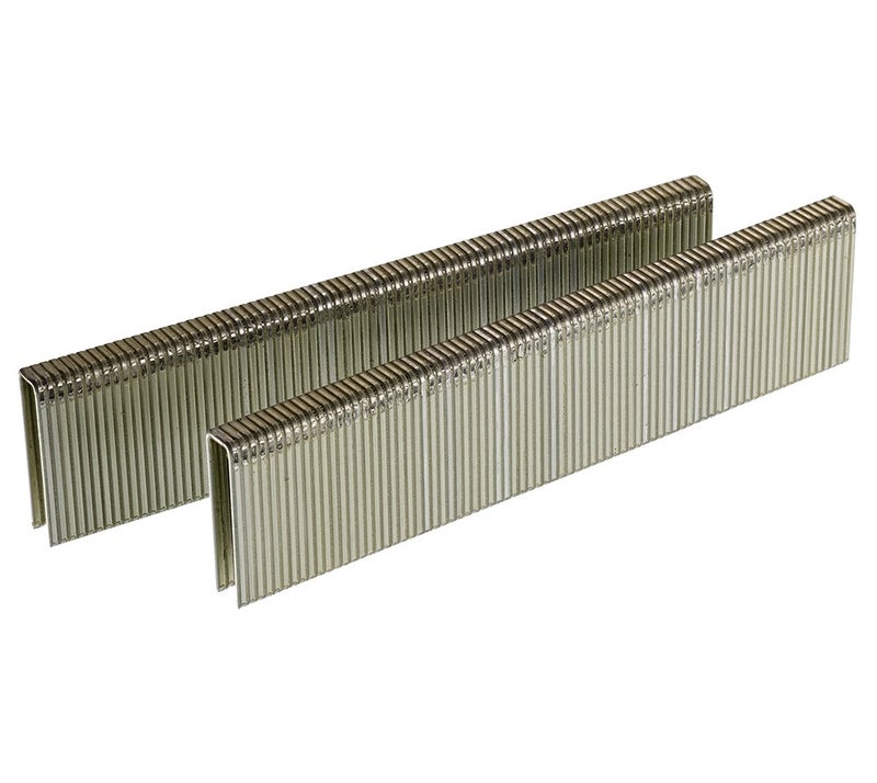 SENCO L12BAB 18 Gauge by 1/4-Inch Crown by 7/8-Inch Galvanized Staples, 1/4 Staples (5,000 per Box) - Image 1